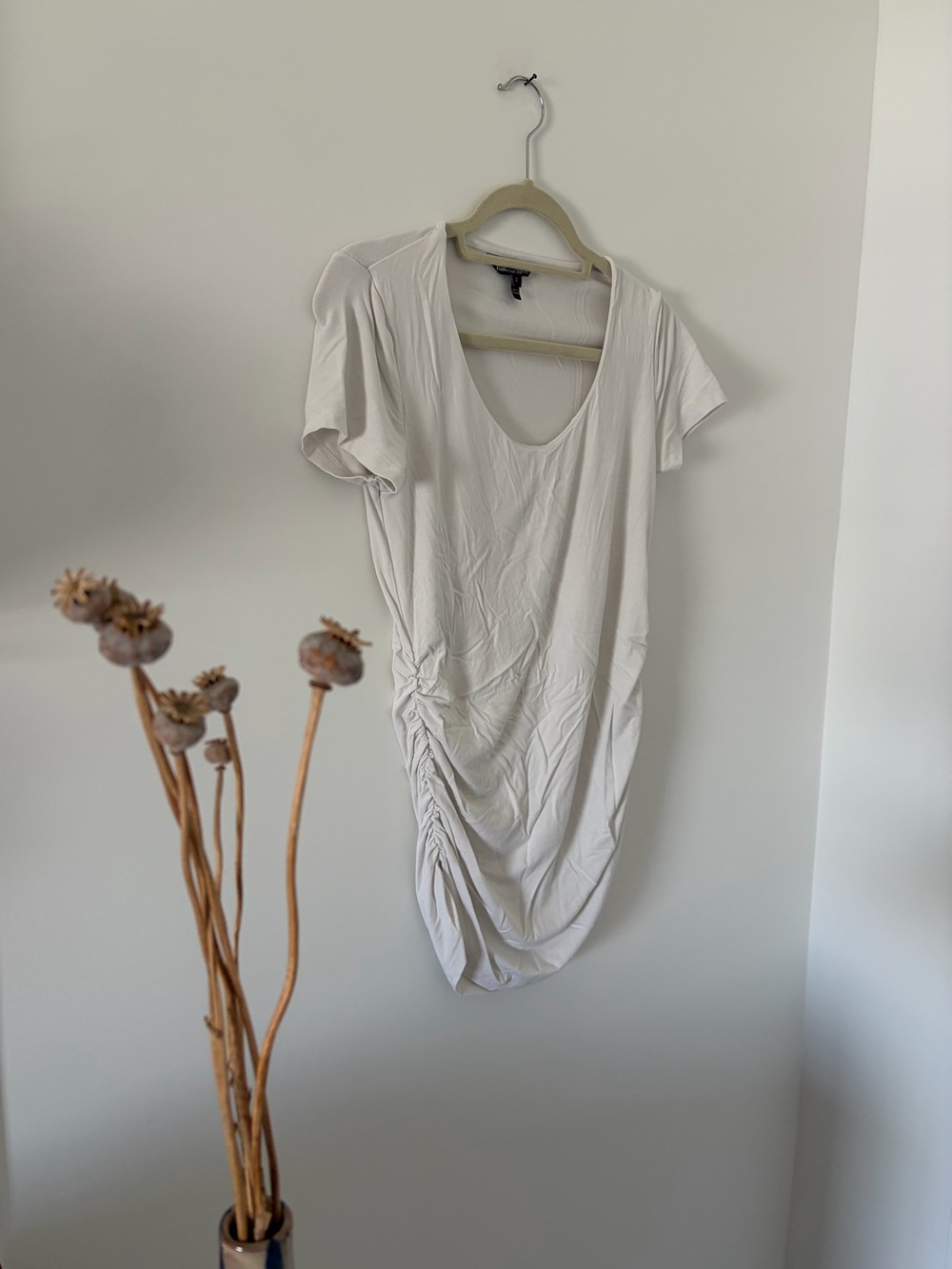 White Isabella Oliver Maternity Shirt